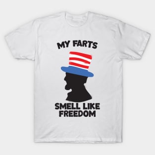 My Farts Smell Like Freedom - 4th Of July T-Shirt